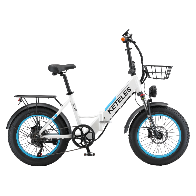 ks klapprad KETELES KS9 1000W Faltbares E-Bike 20", 48V 17.5Ah Hydraulische Scheibenbremsen – KETELES Online Store