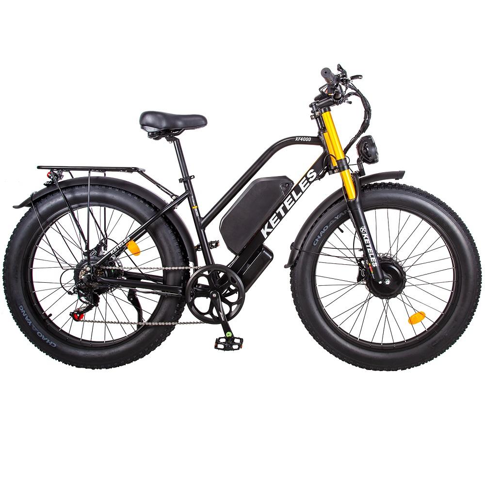 KETELES XF4000 Electric Bike 2000W Dual Motor 48V 23AH Fat Tire