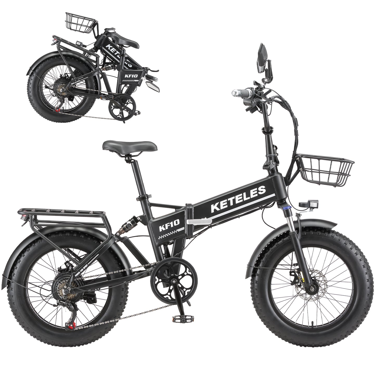 KETELES KF10 48V 250W 20 Zoll Fatbike-Faltrad