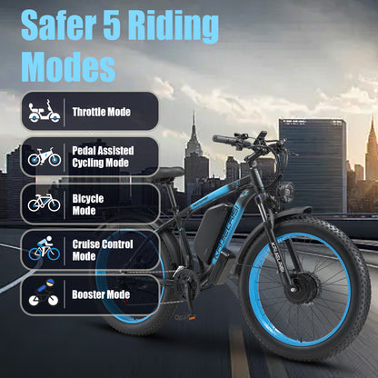 KETELES KAIJIELAISI V3 2000W Dual Motor Ebike