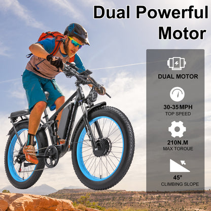 KETELES KAIJIELAISI V3 Pro 3200W 52V26AH Dual Motor E-Bike