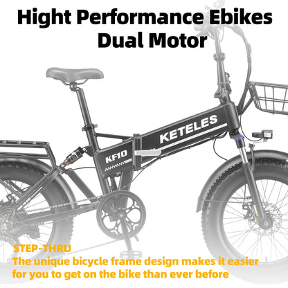 KETELES KF10 48V 250W 20 Zoll Fatbike-Faltrad