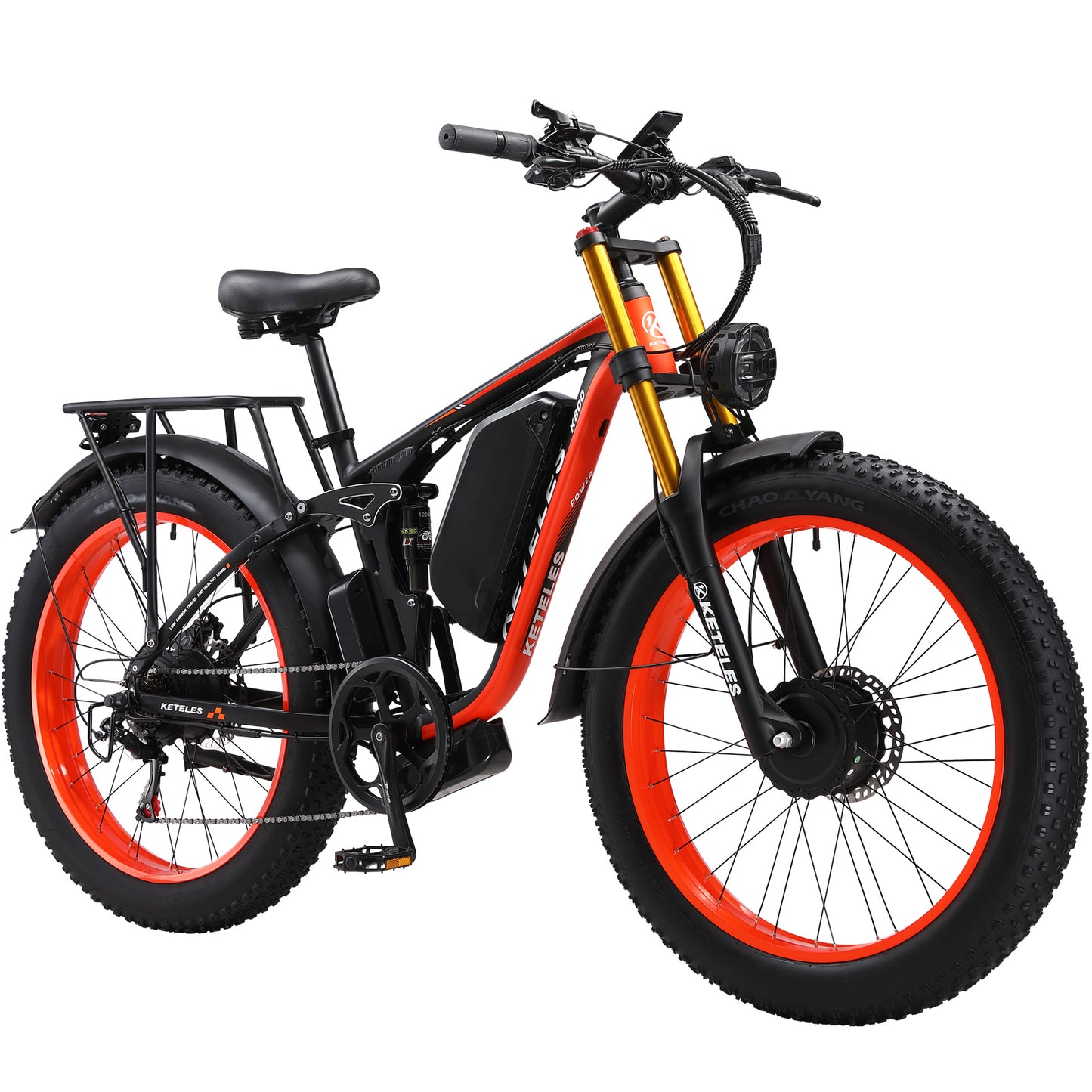 KETELES K800 Pro 2000W Electric Bike Dual Motor 48V 26AH Battery