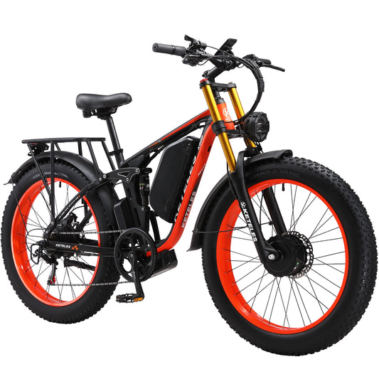 KETELES K800 Pro 2000W Electric Bike Dual Motor 48V 26AH Battery