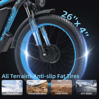 KETELES KAIJIELAISI V3 2000W Dual Motor Ebike