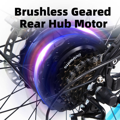 KETELES K800Pro 250W Dual Motors 26" Inch Fat Tire E-Bike