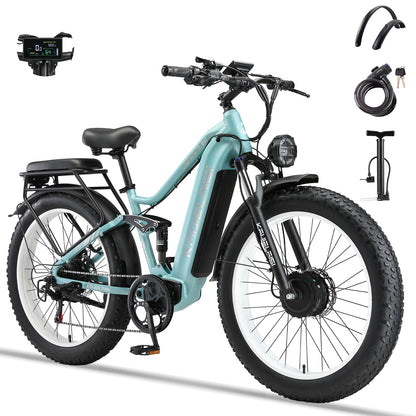 KETELES KAIJIELAISI K801  250W dual Motors 60V 35AH 26" Fat Tire E-Bike