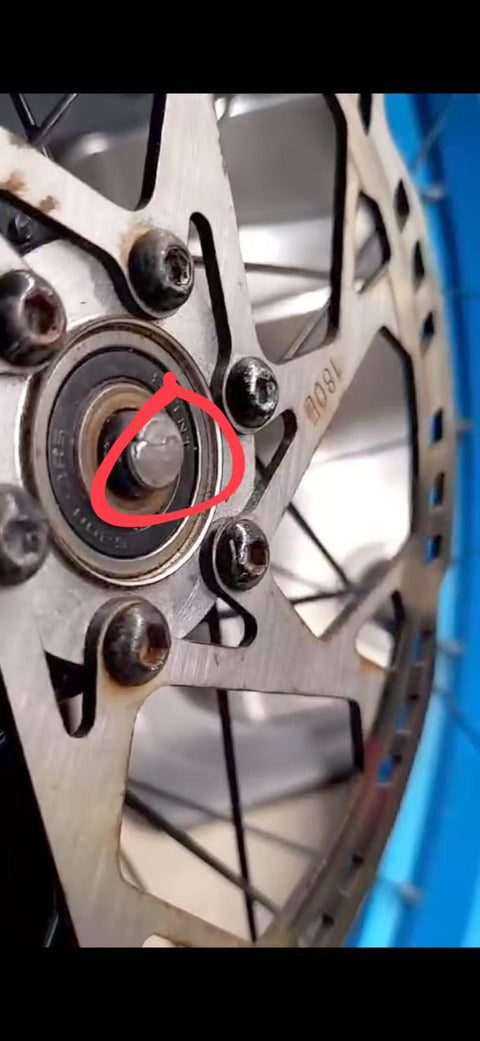 Keteles ebike hub axle