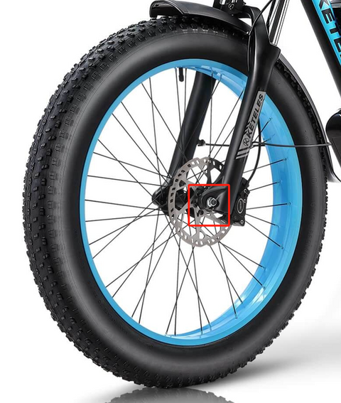Keteles ebike hub axle