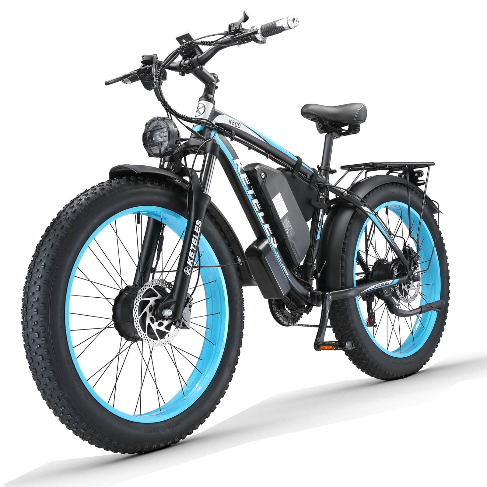 KETELES K800 2000W Dual Motor Electric Bike 48V 23AH Fat ebike