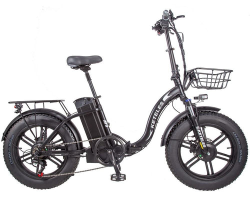 KETELES KF9 1000W 35AH 20 Inch Fat Tire Folding Electric Bicycle