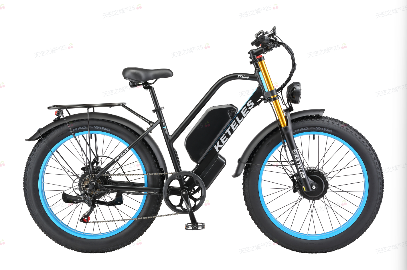 KETELES XF4000 Electric Bike 2000W Dual Motor 48V 23AH Fat Tire
