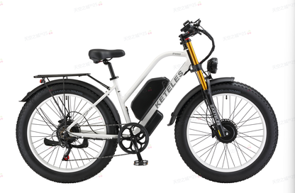 KETELES XF4000 Electric Bike 2000W Dual Motor 48V 23AH Fat Tire
