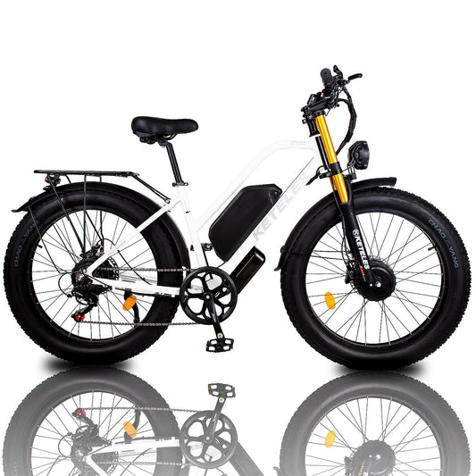 KETELES XF4000 Electric Bike 2000W Dual Motor 48V 23AH Fat Tire